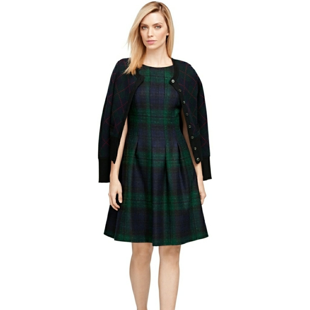 Plaid Sweater Dress
